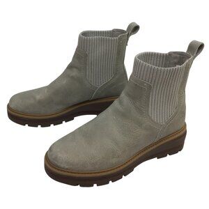 Timberland Cervinia Valley Chelsea Ortholite Womens 7.5 Leather Ankle Boots